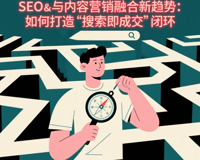 SEO与内容营销融合新趋势：如何打造“搜索即成交”闭环