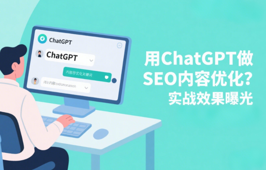 用ChatGPT做SEO内容优化？实战效果曝光