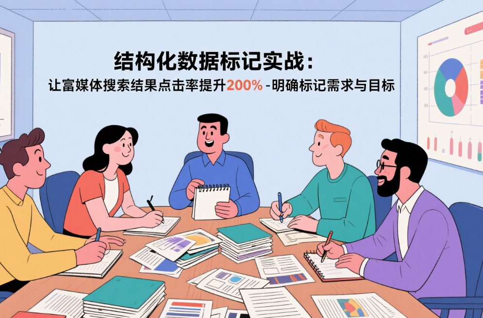结构化数据标记实战：让富媒体搜索结果点击率提升200%