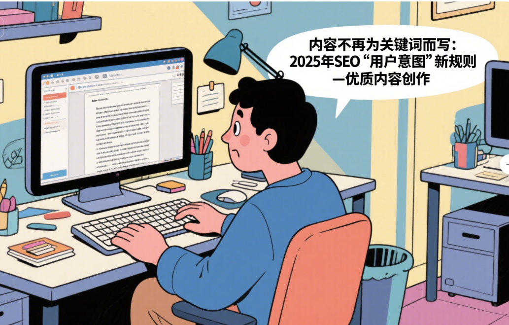 内容不再为关键词而写：2025年SEO“用户意图”新规则数不限