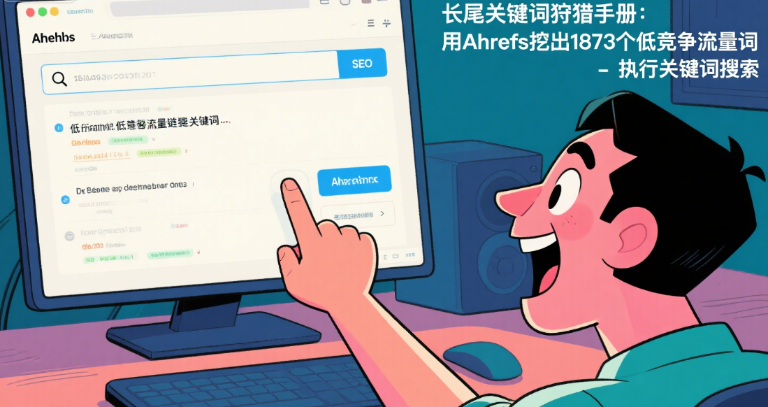长尾关键词狩猎手册：用Ahrefs挖出1873个低竞争流量词