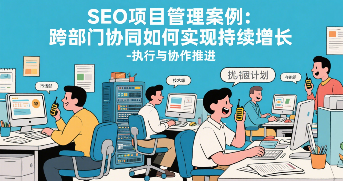 SEO项目管理案例：跨部门协同如何实现持续增长
