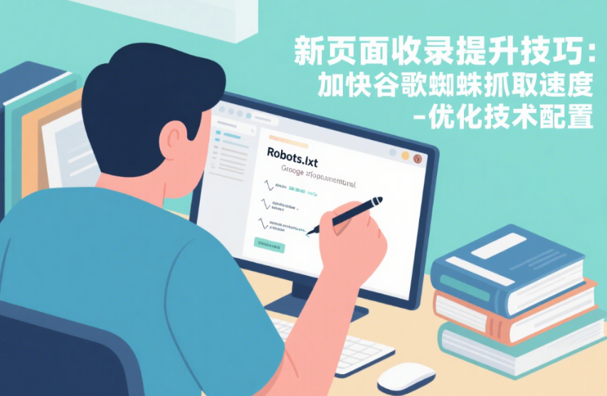 新页面收录提升技巧：加快谷歌蜘蛛抓取速度