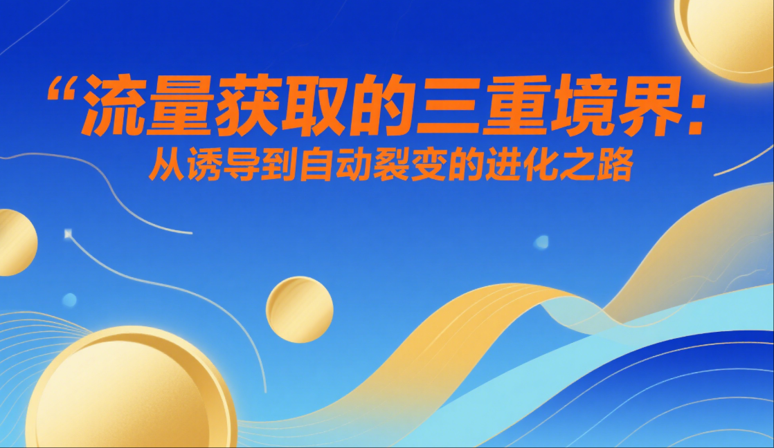 🌟 流量获取的三重境界：从诱导到自动裂变的进化之路