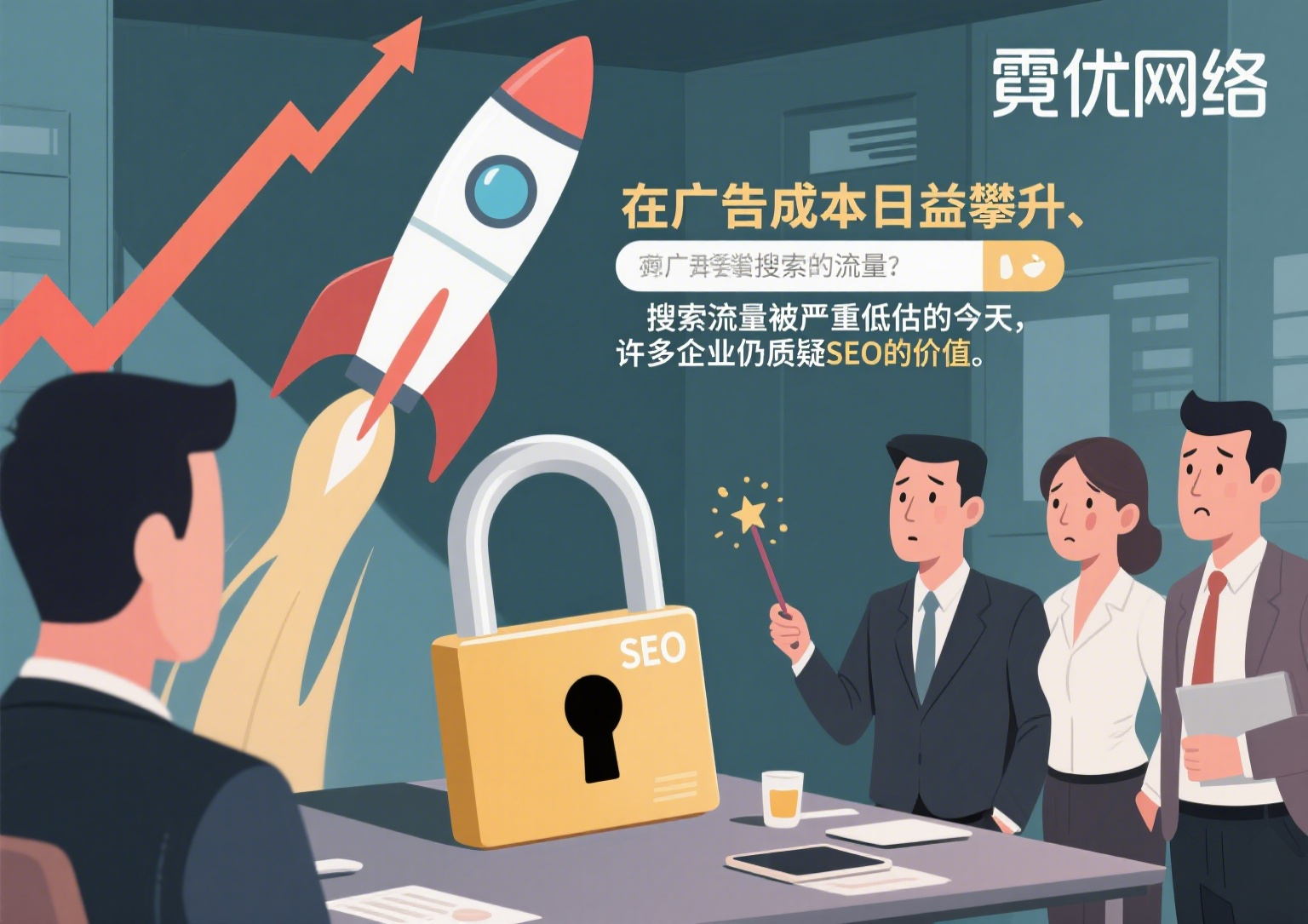 客户说“SEO没用”？我把他竞争对手的流量全偷了，现在他求我接电话！