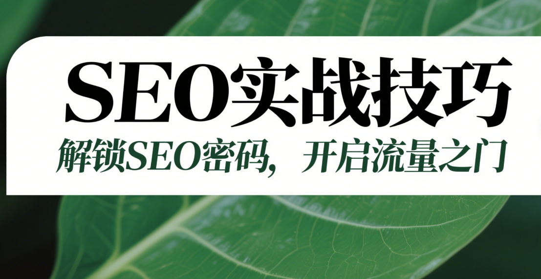 ✍️ 实用SEO优化技巧，打造高效流量入口指南